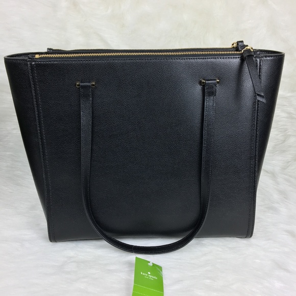 Kate Spade Black Pebbled Leather Lrg Shoulder Bag - Picture 5 of 8
